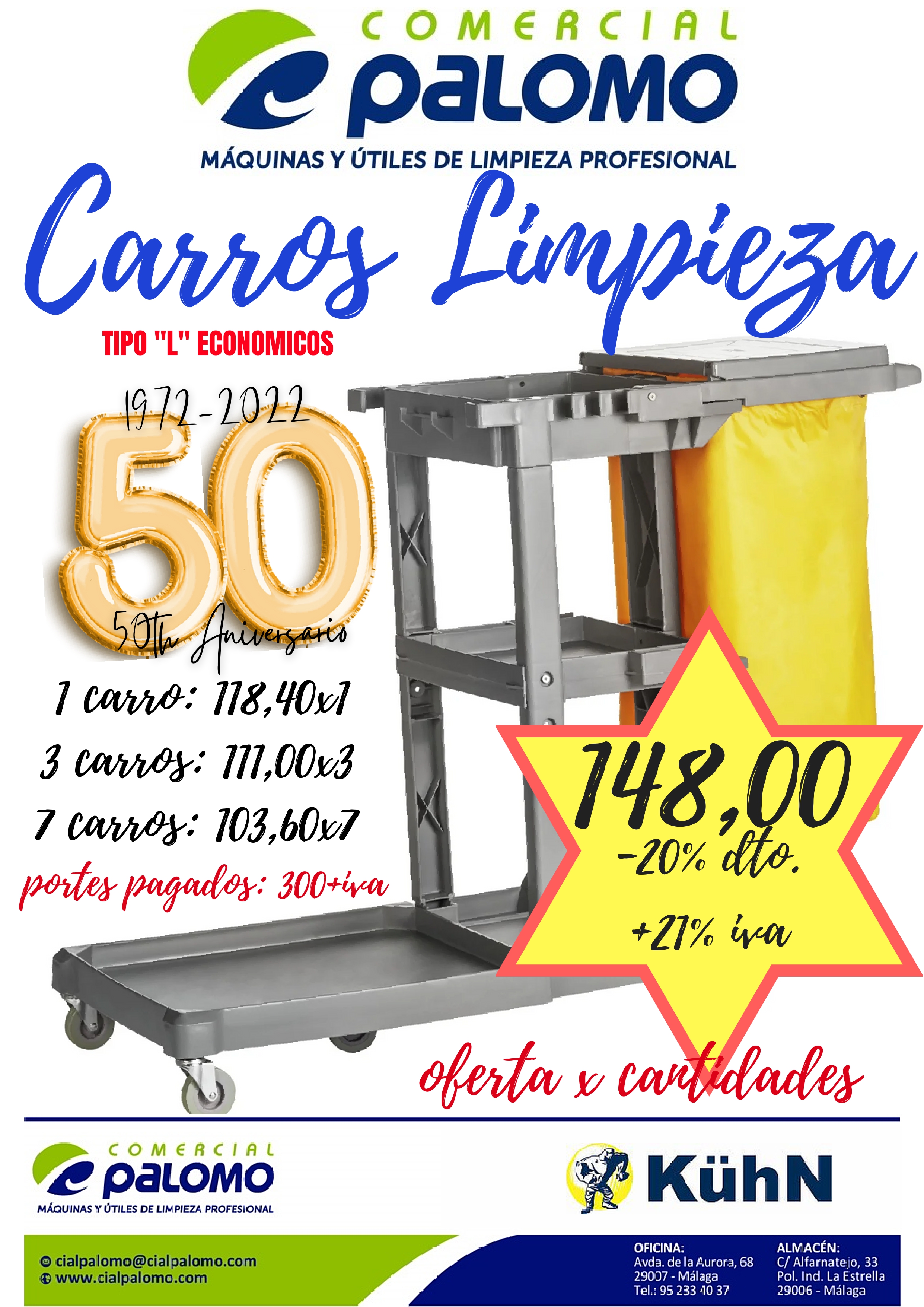 Oferta Carros de Limpieza